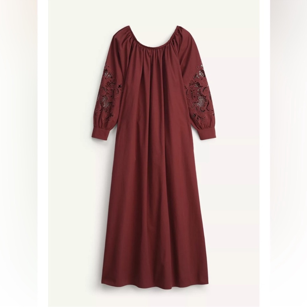 NWOT ZARA LIMITED EDITION EMBROIDERED POPLIN DRESS SZ  XS - Picture 8 of 15